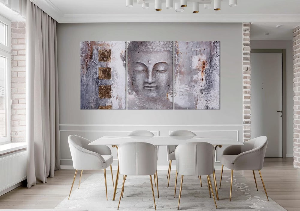 Buddha canvas wall art Yoga print Zen wall decor Meditation art Buddha Painting print Yoga Studio